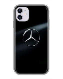 Чохол для iPhone 11 з картинкою «Mercedes на металі»
