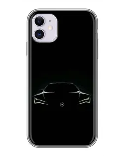 Чохол для iPhone 11 з картинкою «Mercedes — силует авто» Чохол для iPhone 11 з картинкою «Mercedes — силует авто»