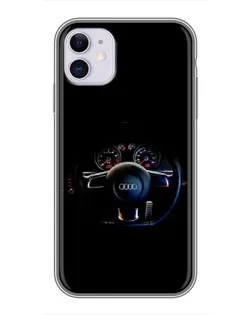 Чохол для iPhone 11 з картинкою «Салон Audi — кермо» Чохол для iPhone 11 з картинкою «Салон Audi — кермо»