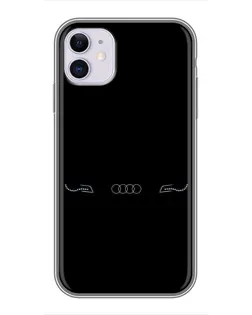 Чохол для iPhone 11 з картинкою «Audi — світловий підпис»
