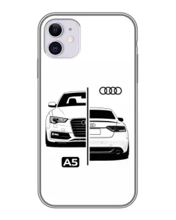 Чохол для iPhone 11 з картинкою «Audi — контрастний дизайн»