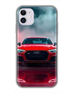 Чохол для iPhone 11 з картинкою «Audi RS — червоний стиль»