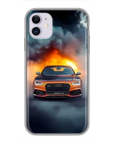 Чохол для iPhone 11 з картинкою «Audi у вогняному диму» Чохол для iPhone 11 з картинкою «Audi у вогняному диму»