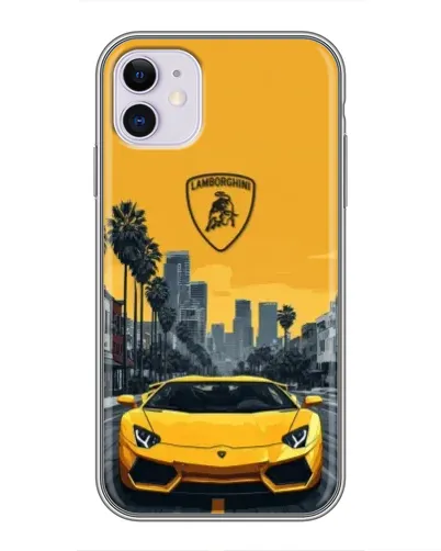 Чохол для iPhone 11 з картинкою «Жовтий Lamborghini місто» Чохол для iPhone 11 з картинкою «Жовтий Lamborghini місто»