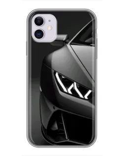Чохол для iPhone 11 з картинкою «Lamborghini фари деталізація»