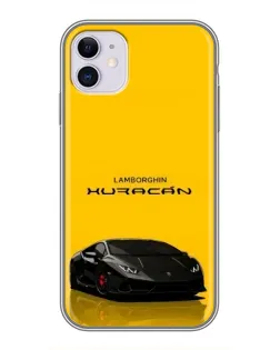 Чохол для iPhone 11 з картинкою «Lamborghini Huracan чорний»