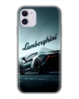 Чохол для iPhone 11 з картинкою «Класичний Lamborghini надпис»