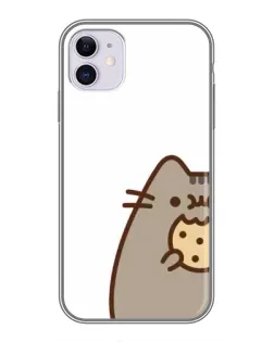 Чехол для iPhone 11 с картинкой «Пушин с печеньем»