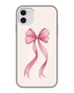 Чохол для iPhone 11 з картинкою «Рожевий бант»