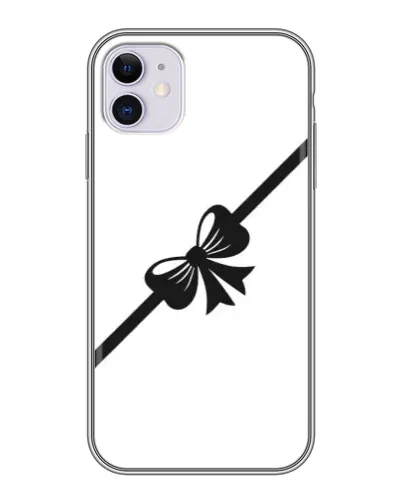 Чохол для iPhone 11 з картинкою «Діагональний бант»
