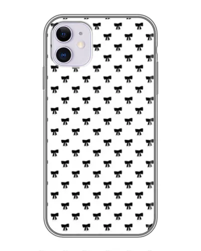 Чохол для iPhone 11 з картинкою «Міні-бантики»