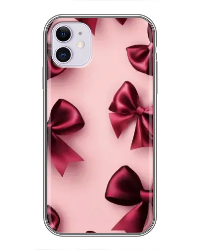 Чохол для iPhone 11 з картинкою «Бордовий атлас»