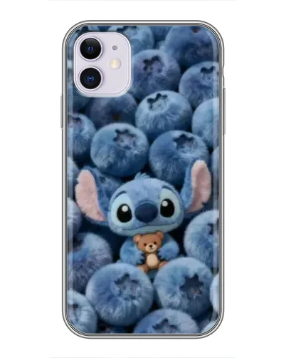 Чехол для iPhone 11 с картинкой «Стич и голубика»