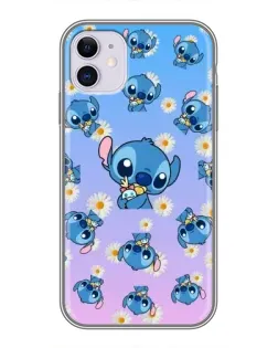 Чехол для iPhone 11 с картинкой «Паттерн со Стичем»