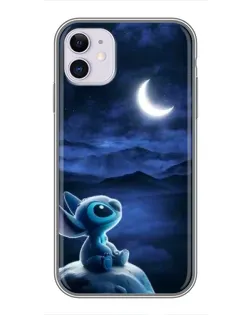 Чехол для iPhone 11 с картинкой «Лунная ночь Стича»