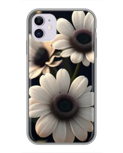 Чохол для iPhone 11 з картинкою «Білі маргаритки макро» Чохол для iPhone 11 з картинкою «Білі маргаритки макро»