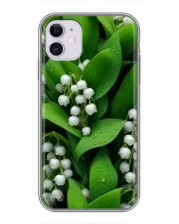 Чохол для iPhone 11 з картинкою «Конвалії в зелені»