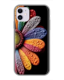 Чохол для iPhone 11 з картинкою «Райдужна квітка»