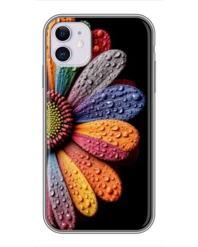 Чохол для iPhone 11 з картинкою «Райдужна квітка» Чохол для iPhone 11 з картинкою «Райдужна квітка»