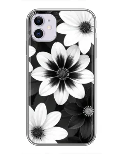 Чохол для iPhone 11 з картинкою «Монохромні айстри»