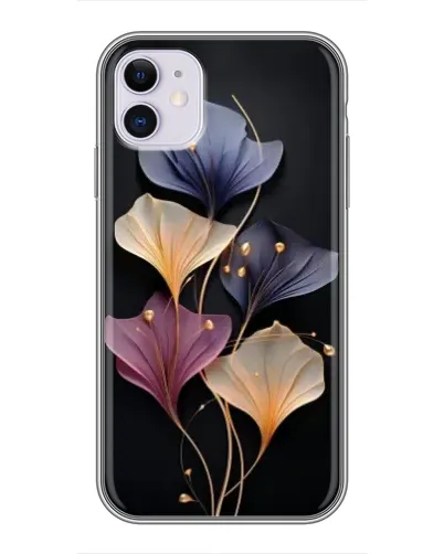 Чохол для iPhone 11 з картинкою «Лілові квіти грації» Чохол для iPhone 11 з картинкою «Лілові квіти грації»