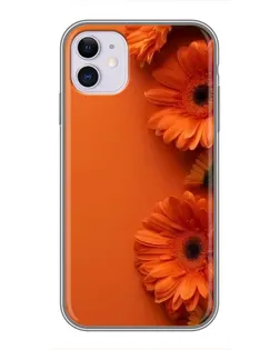 Чохол для iPhone 11 з картинкою «Помаранчеві гербери»
