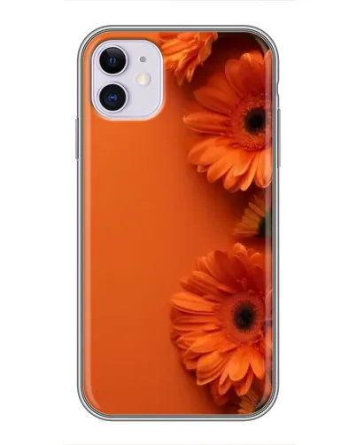 Чохол для iPhone 11 з картинкою «Помаранчеві гербери» Чохол для iPhone 11 з картинкою «Помаранчеві гербери»