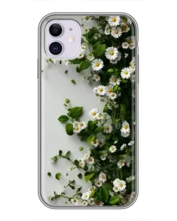 Чохол для iPhone 11 з картинкою «Гілка дрібних білих квітів»