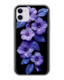 Чохол для iPhone 11 з картинкою «Фіолетові квіти з росою» Чохол для iPhone 11 з картинкою «Фіолетові квіти з росою»