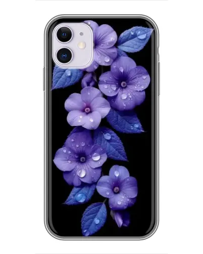 Чохол для iPhone 11 з картинкою «Фіолетові квіти з росою» Чохол для iPhone 11 з картинкою «Фіолетові квіти з росою»