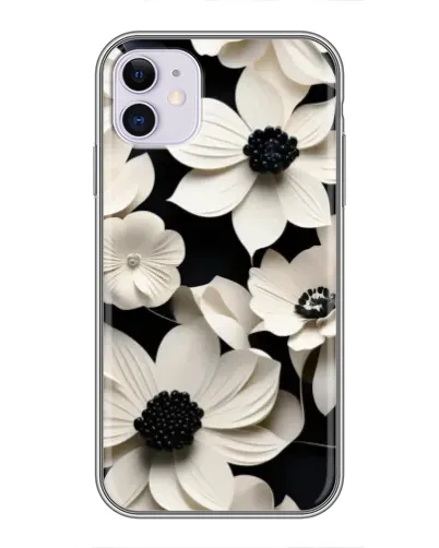Чохол для iPhone 11 з картинкою «Об'ємні білі квіти» Чохол для iPhone 11 з картинкою «Об'ємні білі квіти»