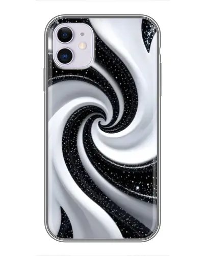 Чехол для iPhone 11 с картинкой «Черно-белая спираль» Чехол для iPhone 11 с картинкой «Черно-белая спираль»