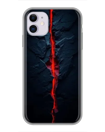 Чехол для iPhone 11 с картинкой «Kрасная лавовая трещина» Чехол для iPhone 11 с картинкой «Kрасная лавовая трещина»