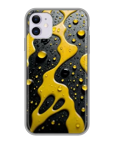 Чехол для iPhone 11 с картинкой «Жидкое желтое золото» Чехол для iPhone 11 с картинкой «Жидкое желтое золото»