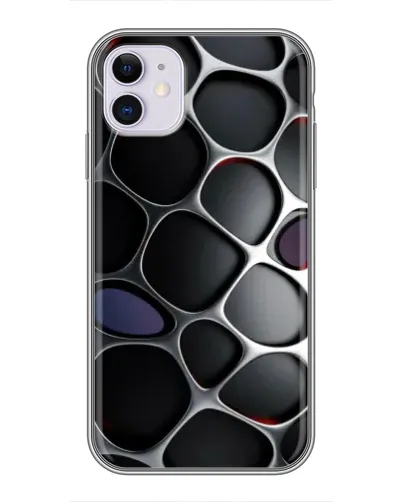 Чехол для iPhone 11 с картинкой «Объемная темная решетка» Чехол для iPhone 11 с картинкой «Объемная темная решетка»