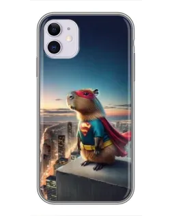 Чохол для iPhone 11 з картинкою «Капі-мен супергерой»
