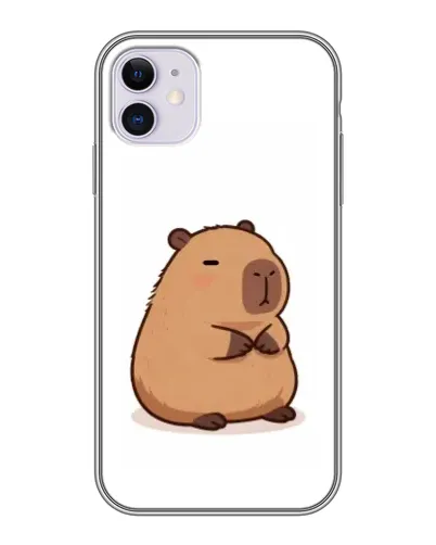 Чохол для iPhone 11 з картинкою «Товстенька капібара»