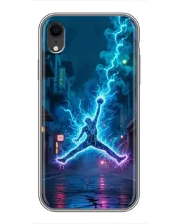 Чохол для iPhone Xr з картинкою «Jordan Gold Jumpman»
