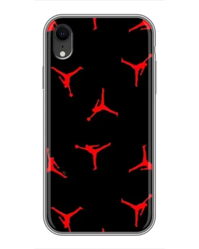 Чохол для iPhone Xr з картинкою «Jordan Red Pattern» Чохол для iPhone Xr з картинкою «Jordan Red Pattern»