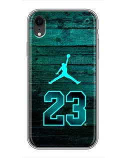 Чохол для iPhone Xr з картинкою «Jordan Cyan 23»