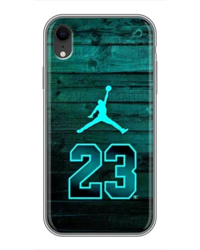 Чохол для iPhone Xr з картинкою «Jordan Cyan 23» Чохол для iPhone Xr з картинкою «Jordan Cyan 23»