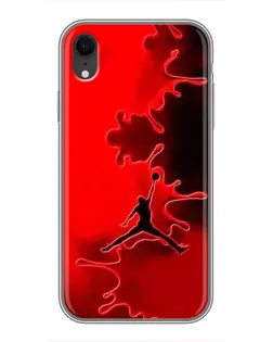 Чохол для iPhone Xr з картинкою «Jordan Red Smoke»
