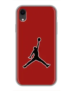 Чохол для iPhone Xr з картинкою «Jordan Red Back»