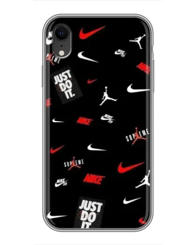 Чохол для iPhone Xr з картинкою «Nike Mix Pattern» Чохол для iPhone Xr з картинкою «Nike Mix Pattern»