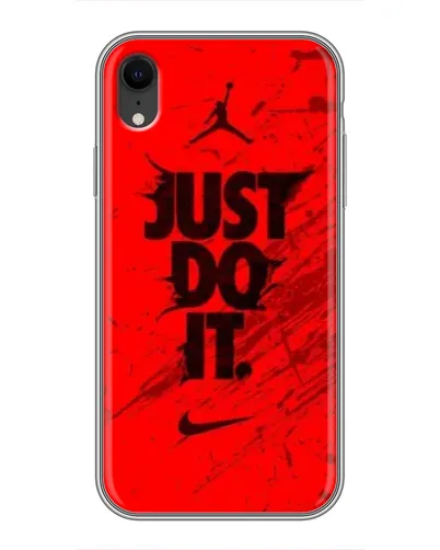 Чохол для iPhone Xr з картинкою «Nike Just Do It» Чохол для iPhone Xr з картинкою «Nike Just Do It»