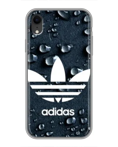 Чохол для iPhone Xr з картинкою «Adidas Trefoil Blue» Чохол для iPhone Xr з картинкою «Adidas Trefoil Blue»