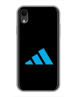 Чохол для iPhone Xr з картинкою «Adidas Cyan Logo»