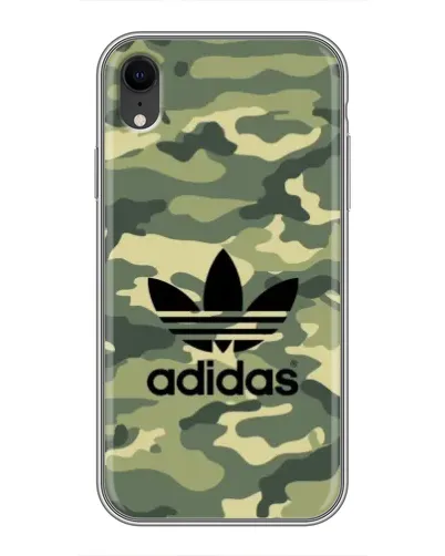 Чохол для iPhone Xr з картинкою «Мілітарі стиль Adidas» Чохол для iPhone Xr з картинкою «Мілітарі стиль Adidas»