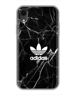 Чохол для iPhone Xr з картинкою «Білий мармур Adidas»