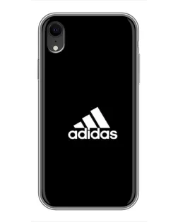 Чохол для iPhone Xr з картинкою «Чорна класика Adidas»